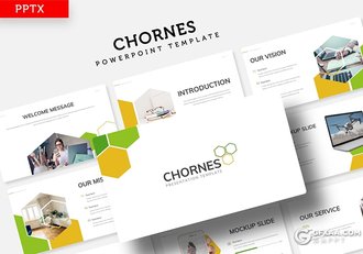 30页创意六边形组合商务风格企业团队介绍工作规划PPT模板5种主题配色 - 顶尖PPT