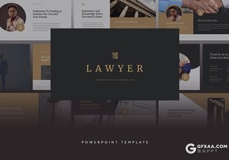 31页高逼格土豪金配色企业项目合作业务展示PPT模板 - 顶尖PPT