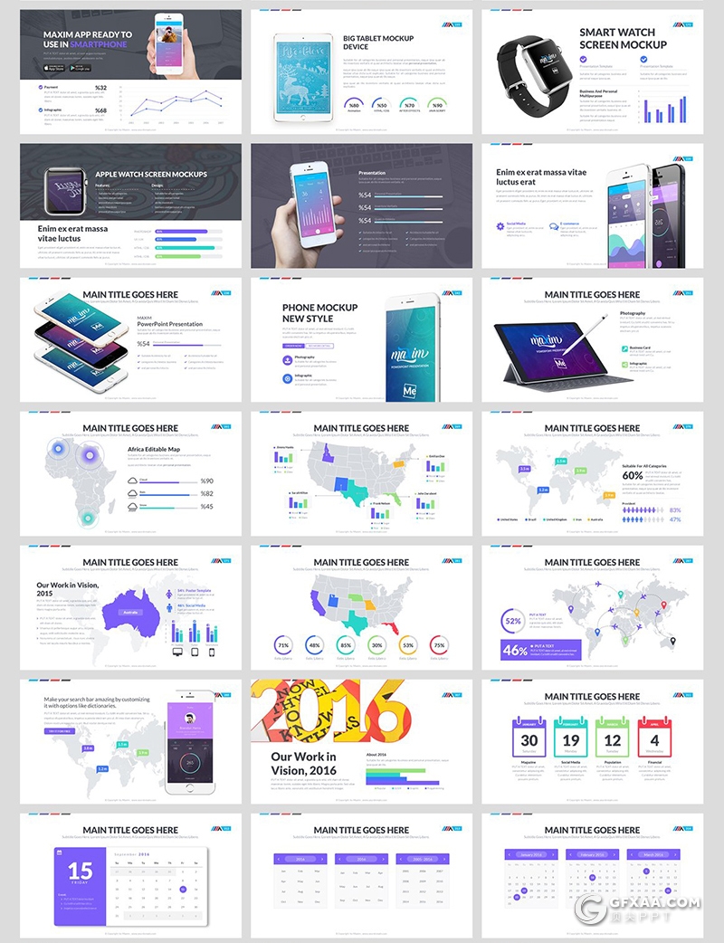 112彩色国外高端商务工作计划项目数据分析商业风格PPT模板 - 顶尖PPT