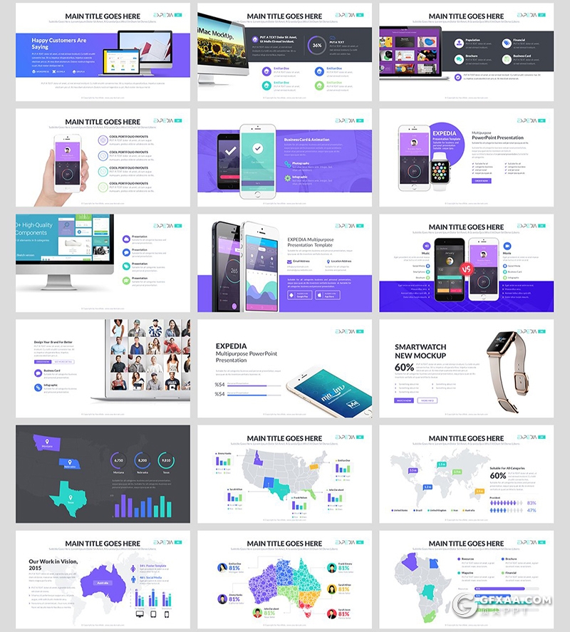 100页国外高端创意ppt模板项目规划商业计划工作总结汇报PPT模板 - 顶尖PPT