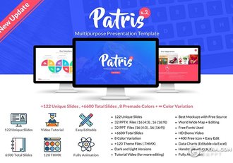 122页国外彩色商务高端ppt模板创意图形设计企业报告工作计划多用途ppt模板 - 顶尖PPT