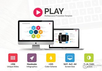 347页创意商务欧美ppt模板企业介绍作品展示工作汇报总结通用PPT国外模板 - 顶尖PPT