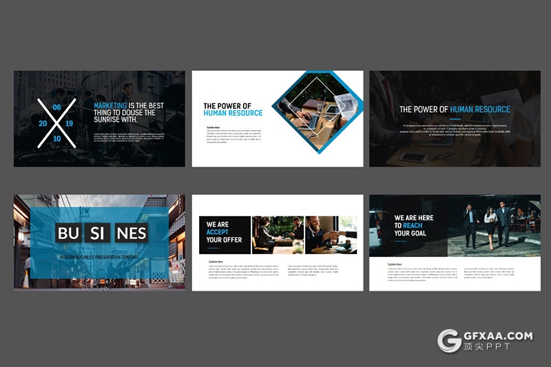 112页蓝色国际商务keynote模板企业团队公司宣传介绍keynote模板 - 顶尖PPT