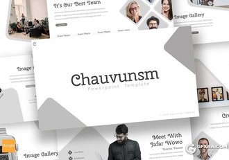 30页国外简约风格企业介绍工作介绍多用途Google slides模板5种主题配色 - 顶尖PPT