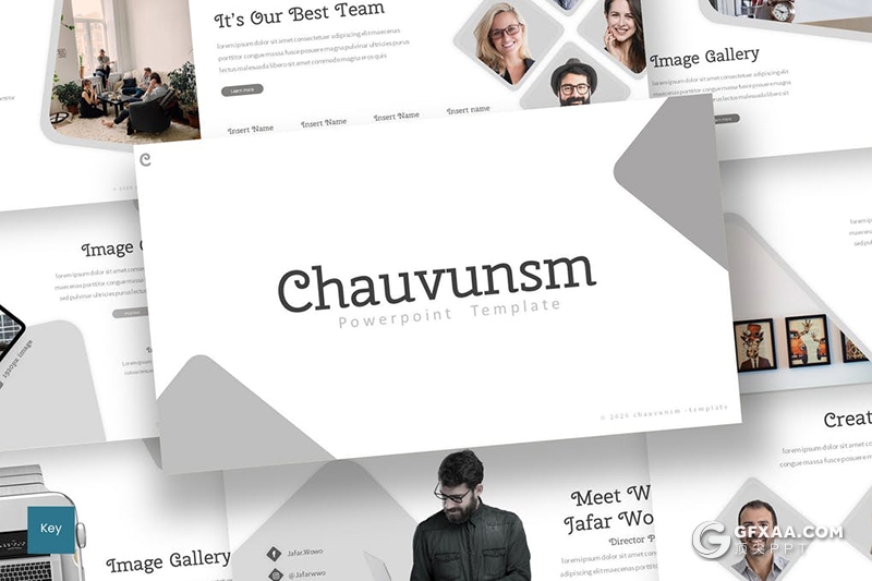 30页国外简约风格企业介绍工作介绍多用途keynote模板5种主题配色 - 顶尖PPT