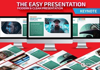 35页创意图形设计团队人员介绍多用途keynote模板 - 顶尖PPT