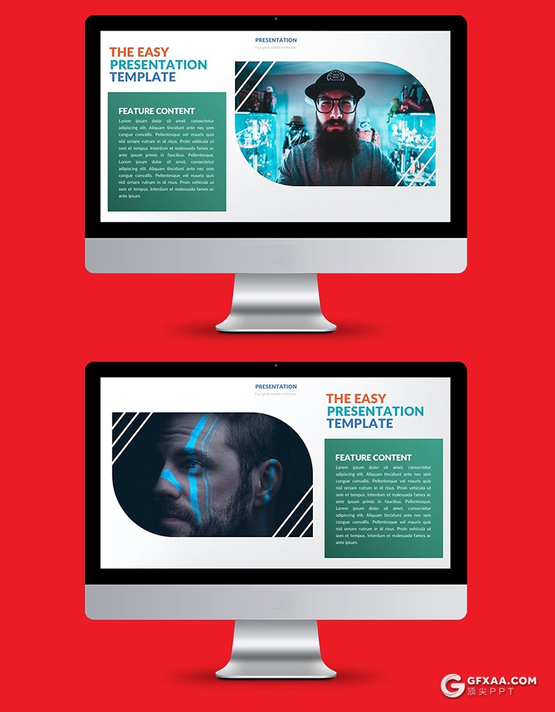 35页创意图形设计团队人员介绍多用途PPT模板 - 顶尖PPT