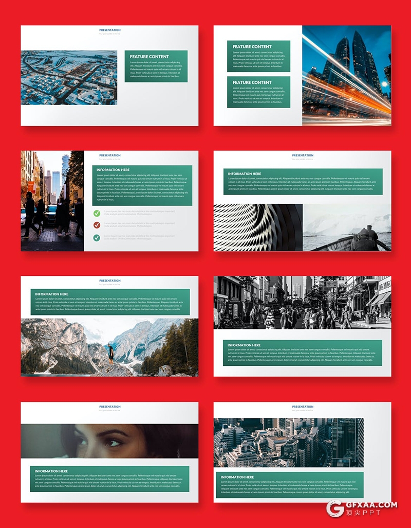 35页创意图形设计团队人员介绍多用途PPT模板 - 顶尖PPT