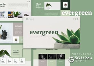 52页绿色简约文艺小清新风格PPT通用模板 - 顶尖PPT