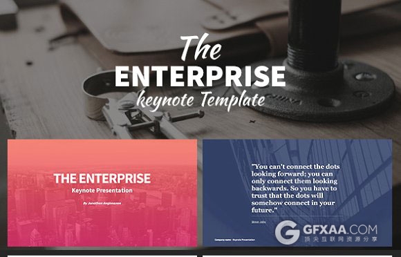 20页极简彩色风格Keynote通用模板 - 顶尖PPT