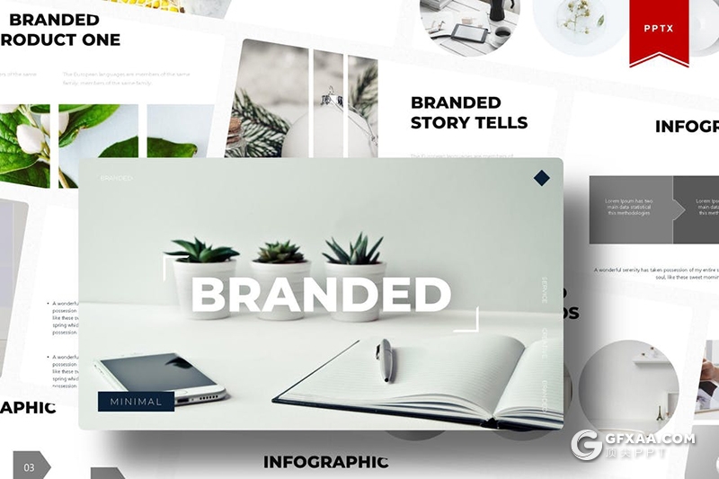 30页小清新文艺风格品牌宣传策划PPT模板5种配色 - 顶尖PPT