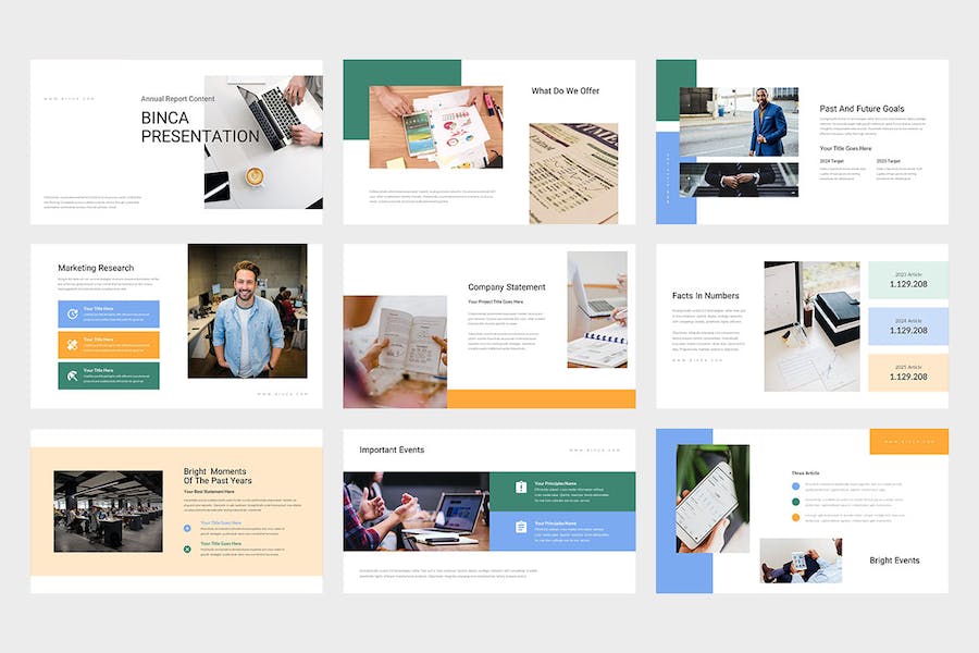 高级年度报告主题Keynote模板 - 顶尖PPT