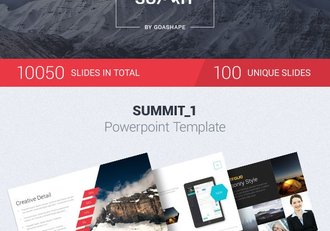 100页欧美高端商务风格ppt模板 - 顶尖PPT