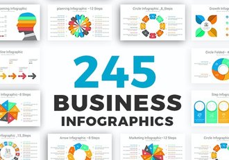 245页PPT商务图形合集圆形圆环拼合图形ppt世界地图中国地图及城市地图PPT模板 - 顶尖PPT