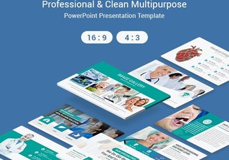 74页医疗和医疗保健解决方案PPT幻灯片模板 - 顶尖PPT