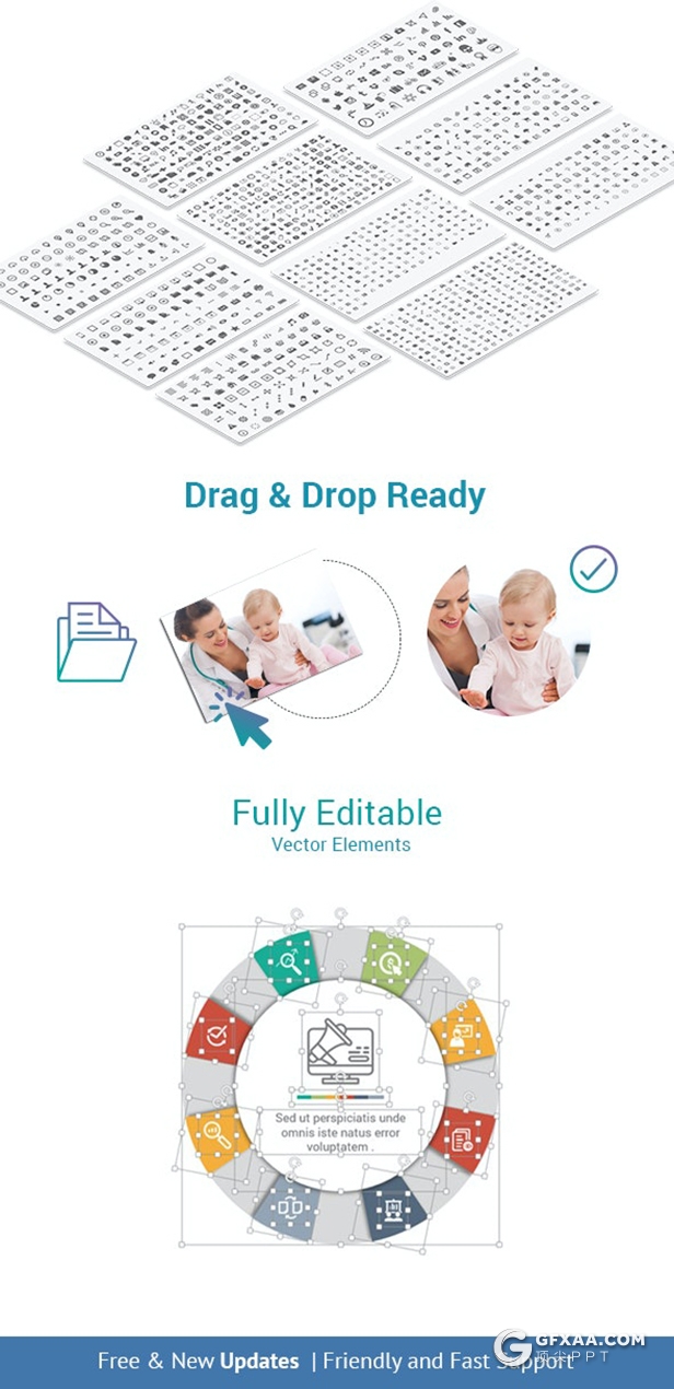 74页医疗和医疗保健解决方案PPT幻灯片模板 - 顶尖PPT