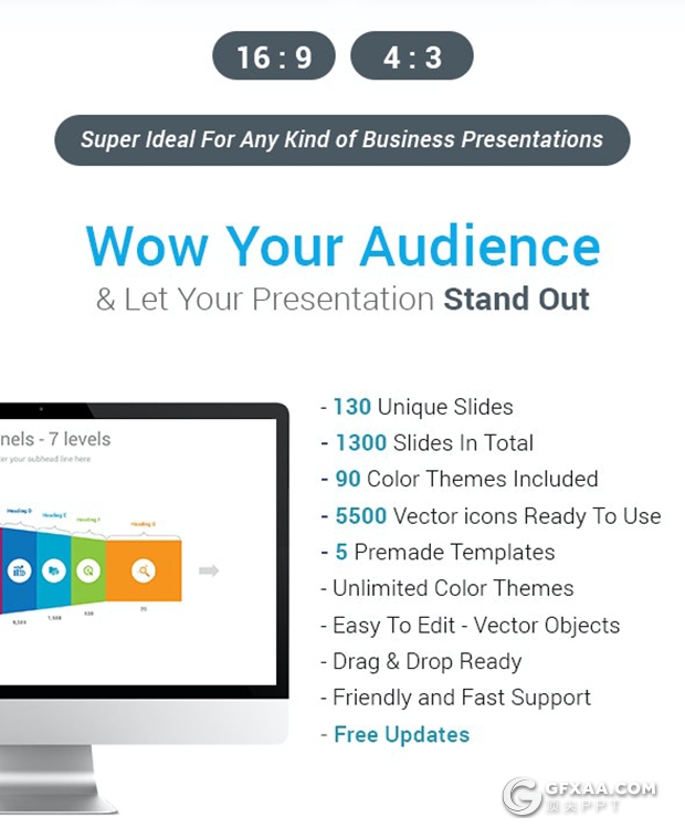 130页彩色商务漏斗信息图形金字塔锥形信息图形ppt模板 - 顶尖PPT