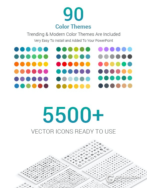 2021年日历表PPT模板彩色工作日期规划表ppt模板 - 顶尖PPT