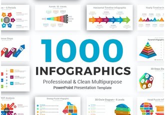 1000页PPT创意逻辑图时间轴箭头指向漏斗金字塔图形合集 - 顶尖PPT
