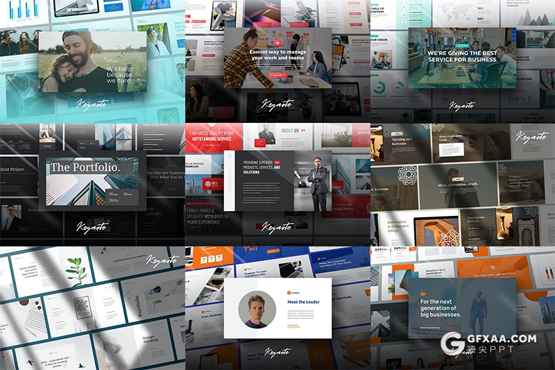 1440页企业介绍数据分析医学研究商务风格多种类型48套keynote模板合集 - 顶尖PPT