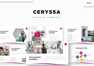 30页欧式简约风格摄影街拍数据分析keynote模板5种主题配色 - 顶尖PPT