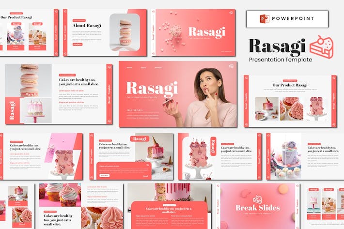 餐饮甜品讲述展示品牌推广运营PPT模板 - 顶尖PPT