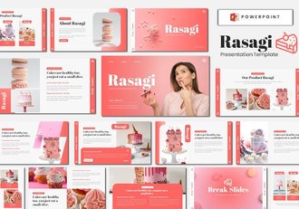 餐饮甜品讲述展示品牌推广运营PPT模板 - 顶尖PPT