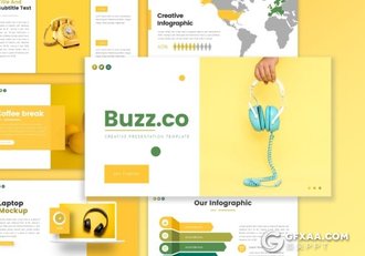 54页简约文艺小清新风格PPT模板 - 顶尖PPT