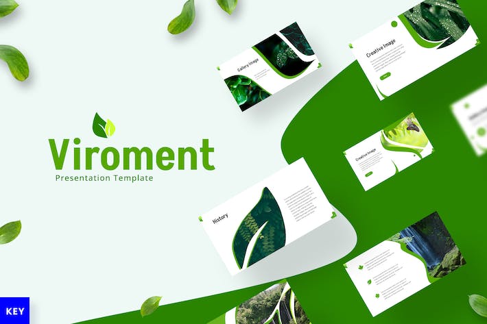 环境保护生态可持续发展Keynote模板 - 顶尖PPT