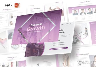 30页创意版式设计设计公司团队简介PPT模板5种配色 - 顶尖PPT