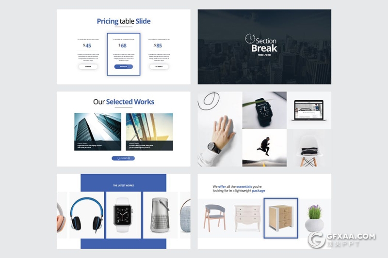 30页产品设计公司产品设计师介绍项目案例展示keynote模板 - 顶尖PPT