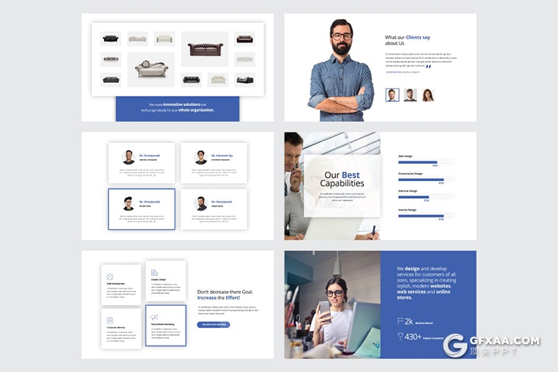 30页产品设计公司产品设计师介绍项目案例展示keynote模板 - 顶尖PPT