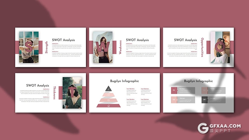 30页简约风格女性主题Google slides模板 - 顶尖PPT