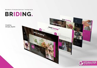 30页婚礼策划婚礼摄影美图展示PPT模板 - 顶尖PPT