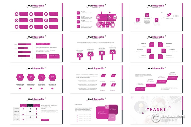 30页婚礼策划婚礼摄影美图展示Google slides模板 - 顶尖PPT