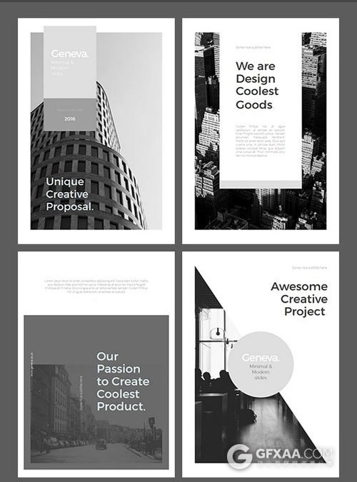 画册杂志风格排版PPT模板A4高清打印尺寸 - 顶尖PPT