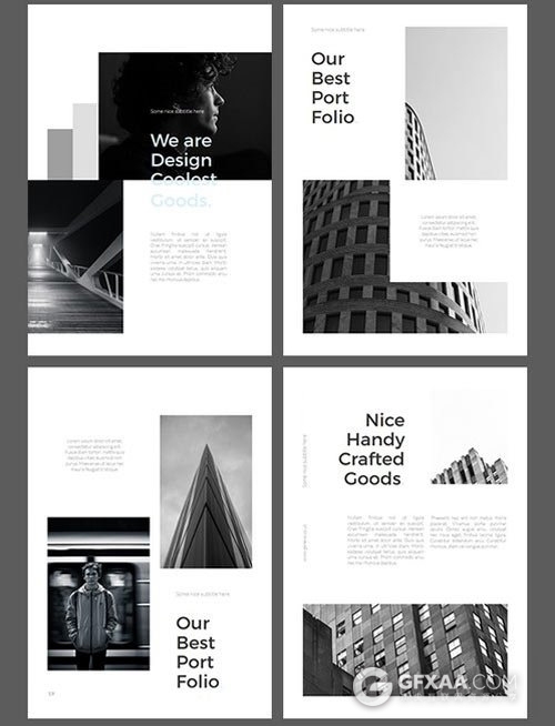 画册杂志风格排版PPT模板A4高清打印尺寸 - 顶尖PPT