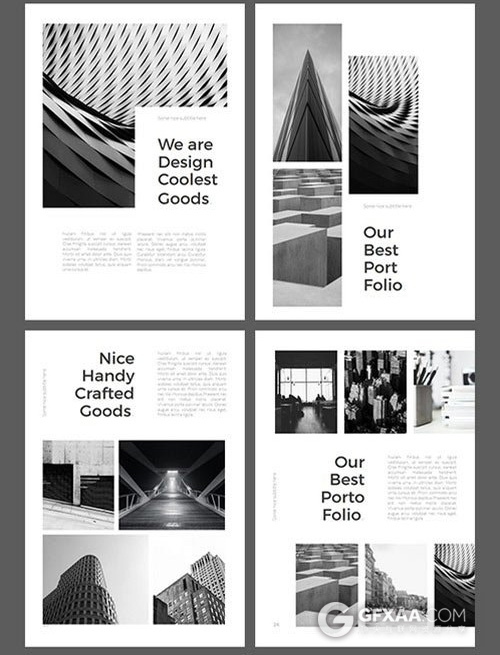 画册杂志风格排版PPT模板A4高清打印尺寸 - 顶尖PPT