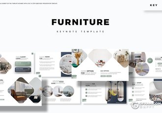 30页创意设计家具产品展示宣传keynote模板 - 顶尖PPT
