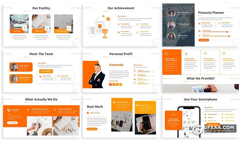 30页欧美企业团队介绍工作汇报总结通用PPT模板 - 顶尖PPT