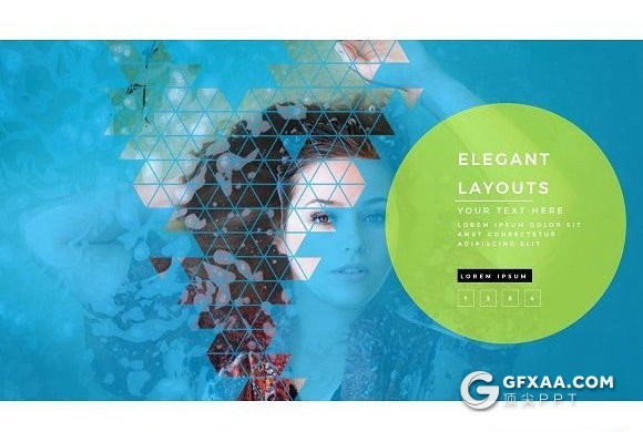 100页菱形组合设计商务数据图表团队介绍图片展示keynote模板 - 顶尖PPT