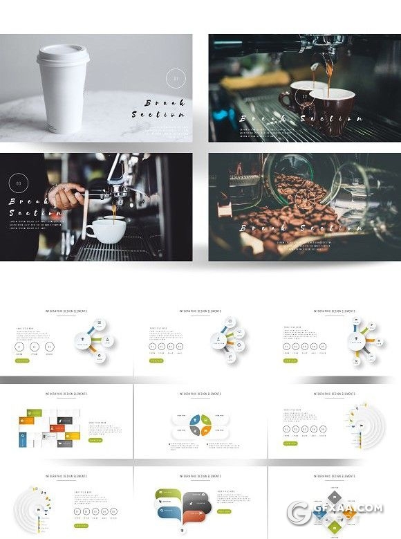 134页极简微立体企业介绍工作汇报项目展示PPT模板 - 顶尖PPT