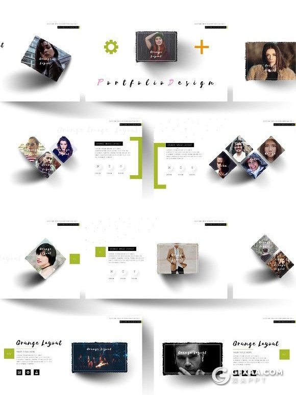 134页极简微立体企业介绍工作汇报项目展示PPT模板 - 顶尖PPT