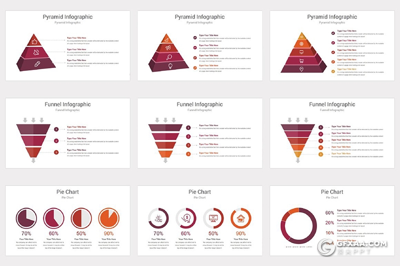 191页国外商务风格企业团队简介发展历程项目合作多用途PPT模板10种配色 - 顶尖PPT