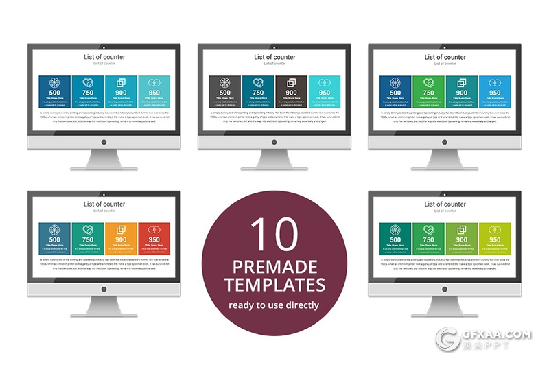 191页国外商务风格企业团队简介发展历程项目合作多用途PPT模板10种配色 - 顶尖PPT