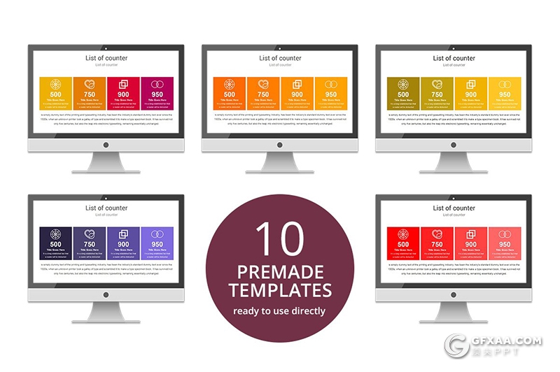 191页国外商务风格企业团队简介发展历程项目合作多用途PPT模板10种配色 - 顶尖PPT