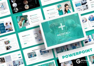 30页医院医疗行业医学研究主题PPT模板5种配色 - 顶尖PPT
