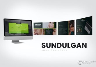 30页扁平化时尚女性主题Google slides模板3种配色 - 顶尖PPT