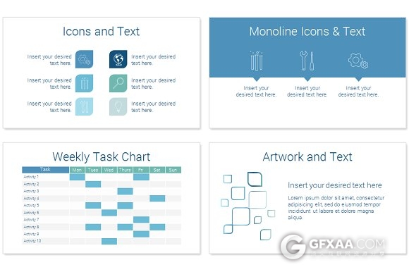 36页扁平化极简可以风格PPT模板 - 顶尖PPT