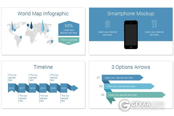 36页扁平化极简可以风格PPT模板 - 顶尖PPT